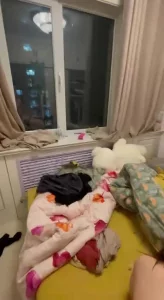 大网眼中的淫臀